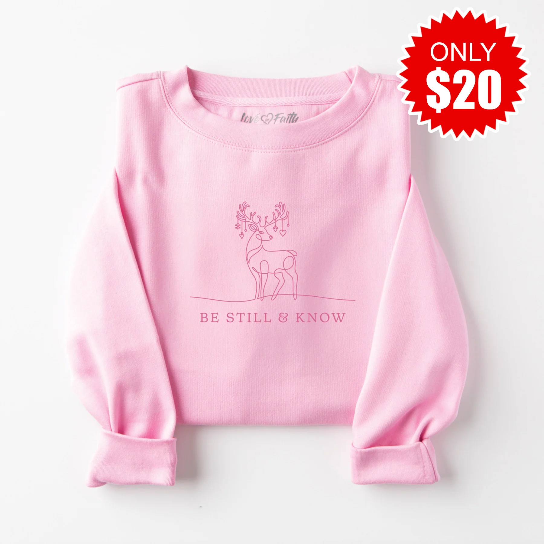 Be Still Deer Sweatshirt - 20