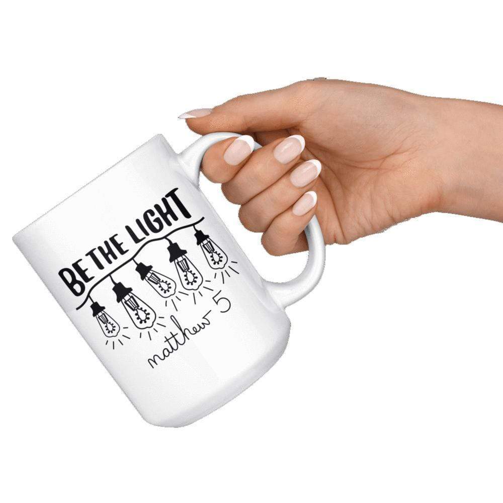 Be The Light Matthew 5 Mug 15oz - Image 4