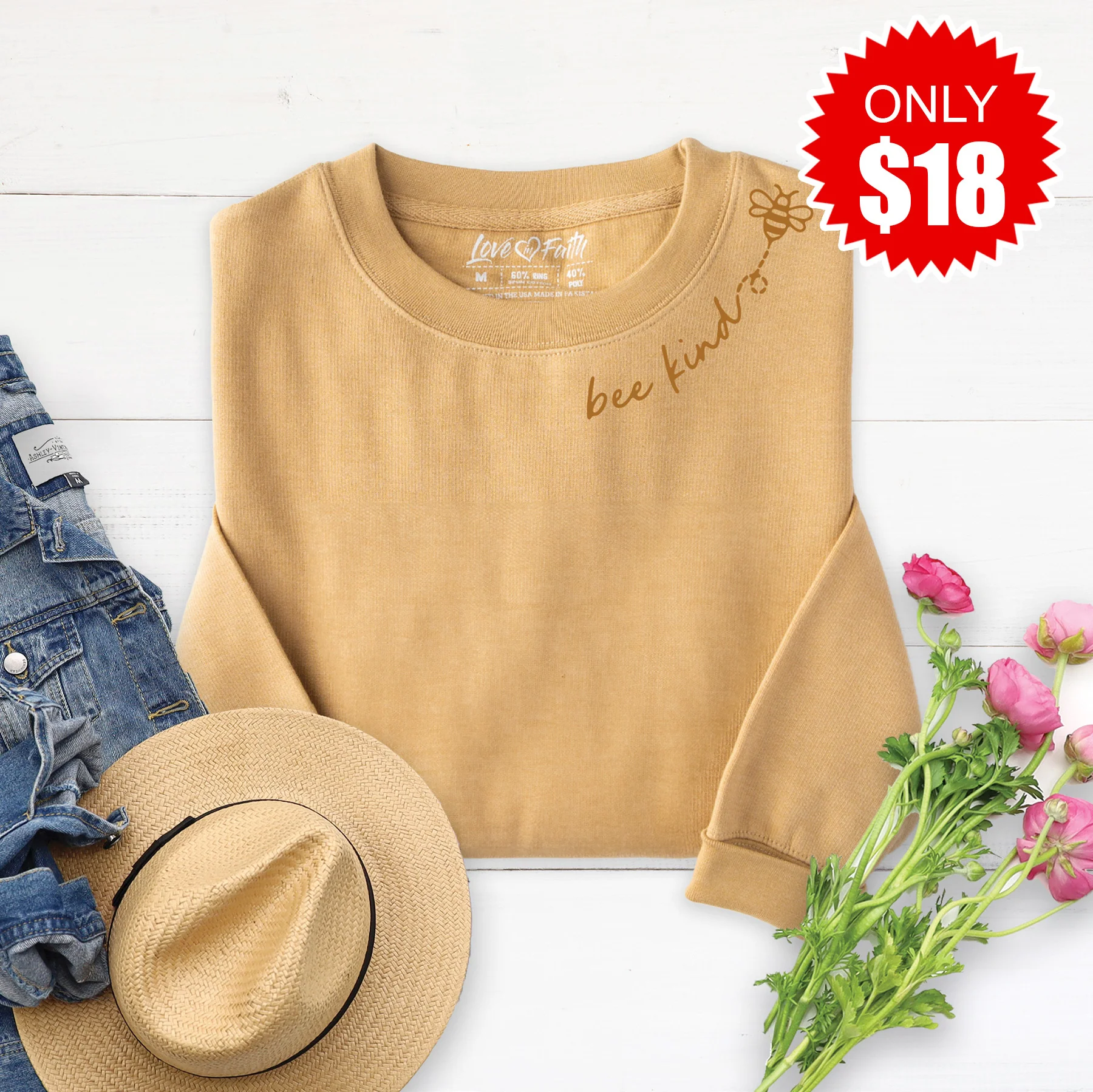 Bee Kind Sweatshirt - 18