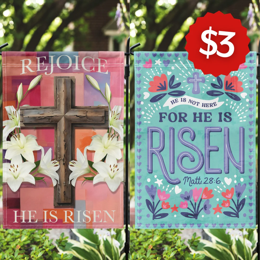 CLEARANCE - Easter Garden Flags