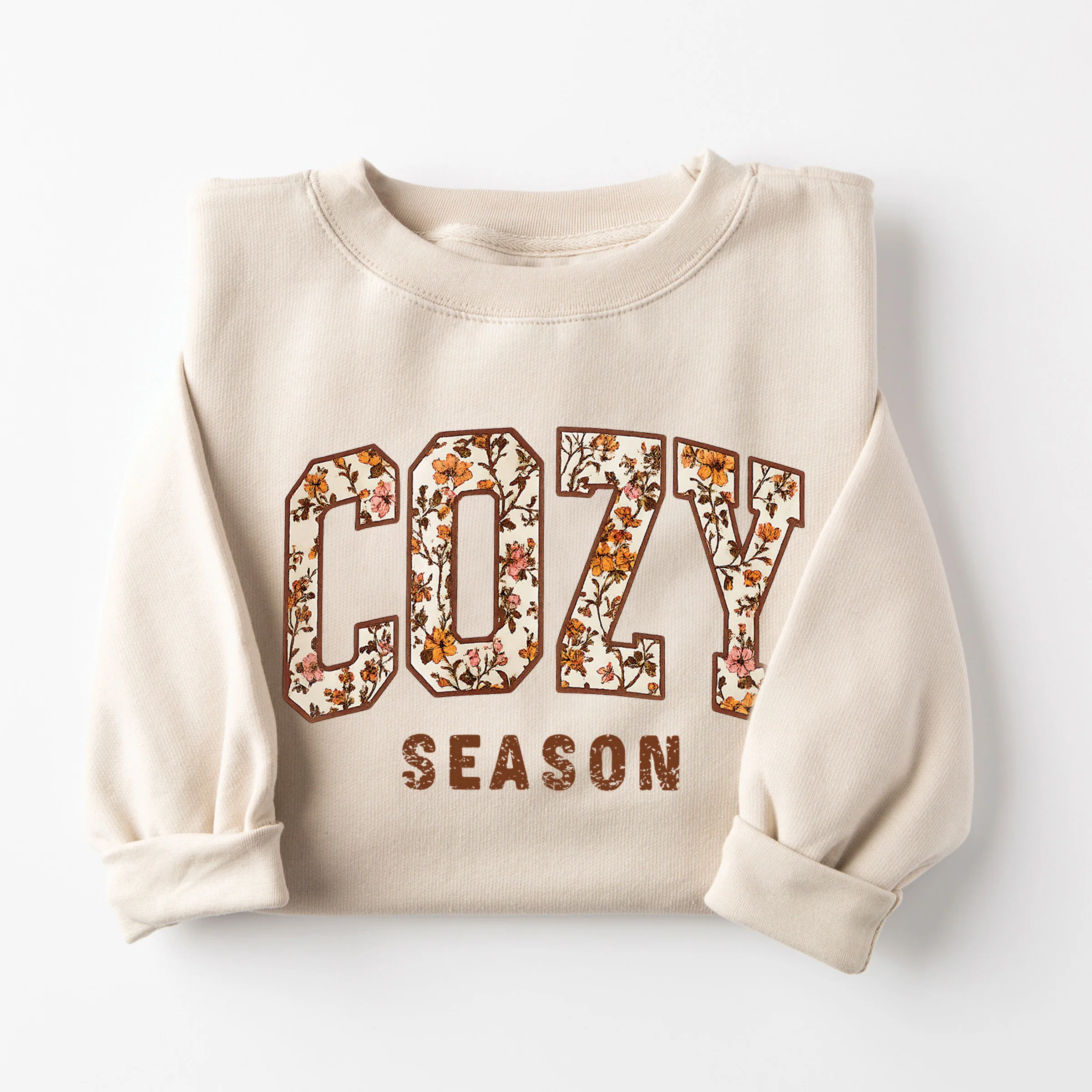 Cozy Season Varsity Sweatshirt - Image 2