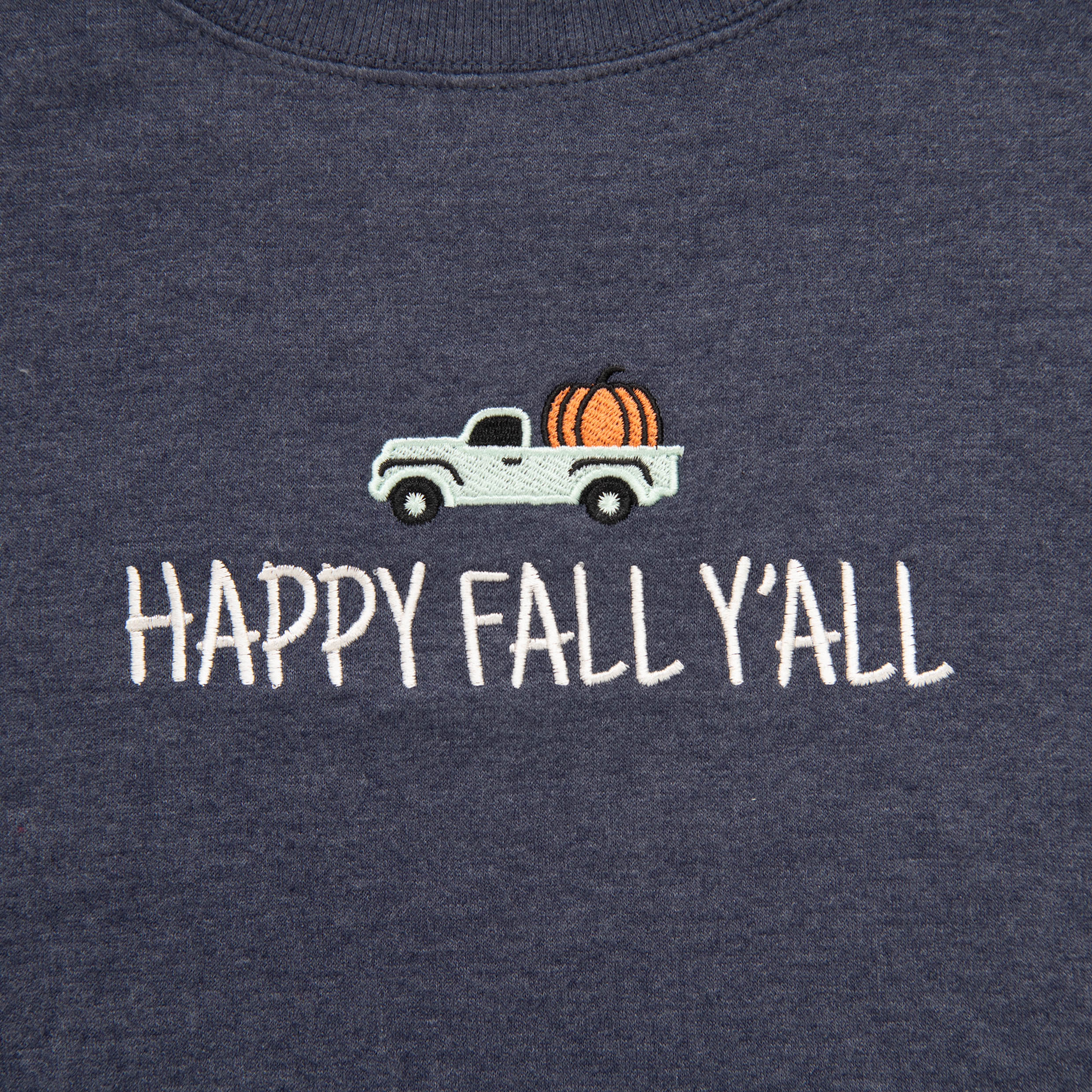 Embroidered Happy Fall Y'all Sweatshirt - Image 3