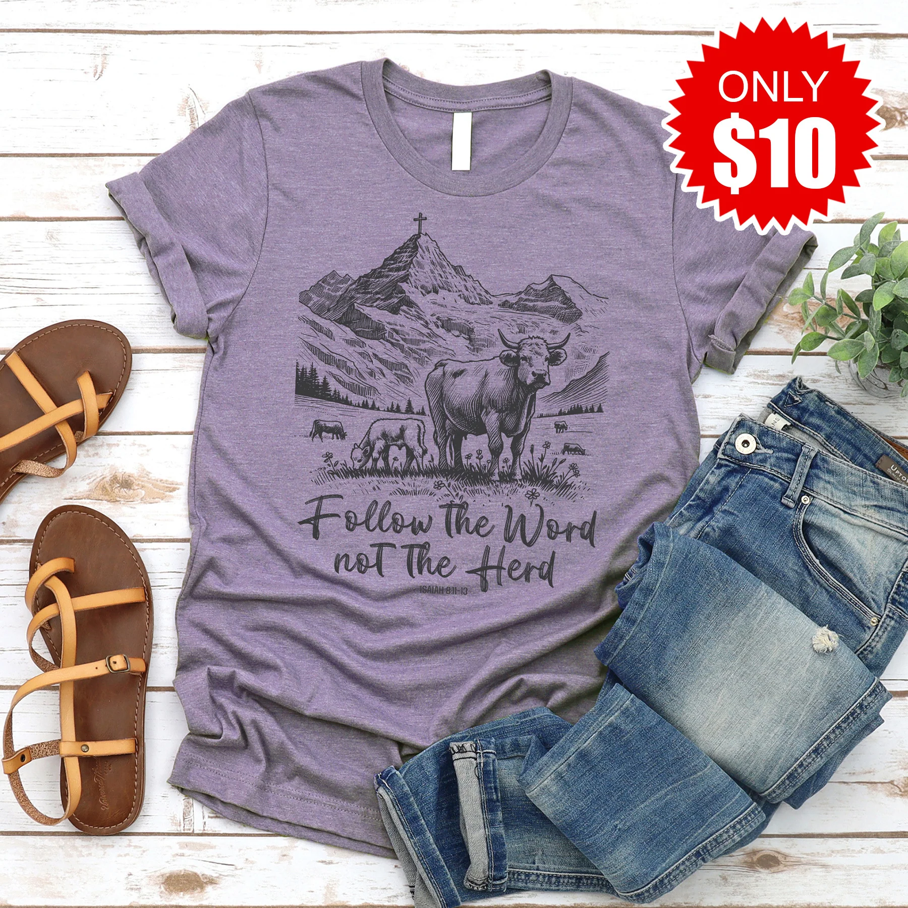 Follow The Word Not The Herd Tee - 10
