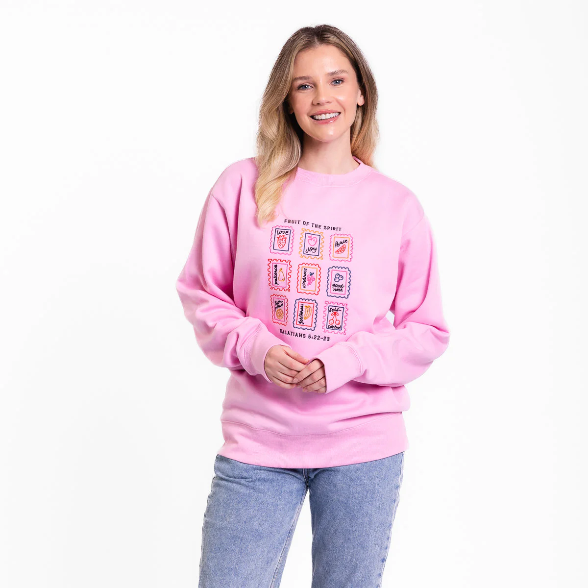 Fruit of the Spirit Embroidered Crewneck Sweatshirt - Image 2