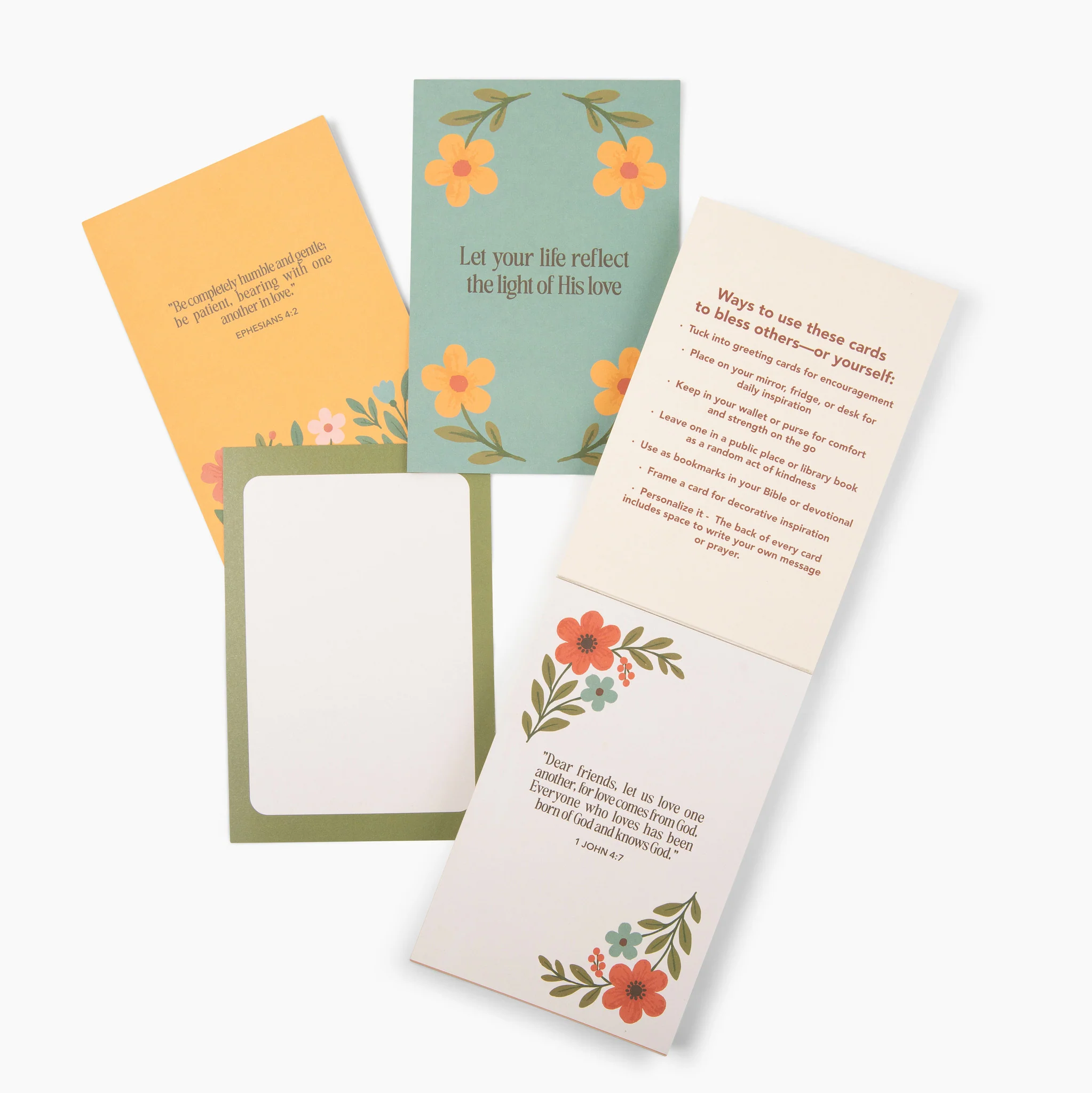 Love in Faith | Daily Faith Cards - Pocket-Sized Scripture & Encouragement Cards for Daily Devotional Use - Image 8