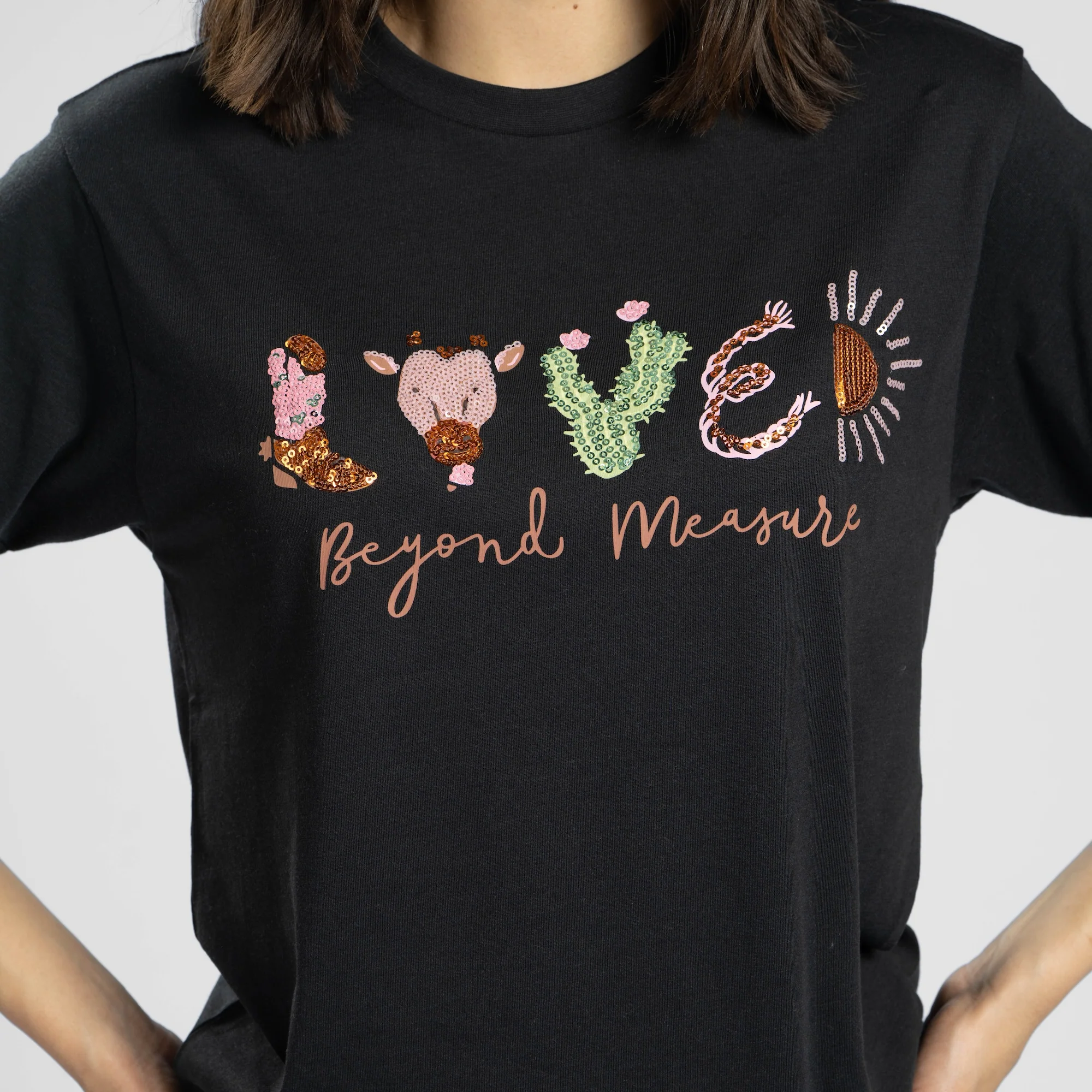 Loved Beyond Measure Sequin Tee - 15 - Image 3