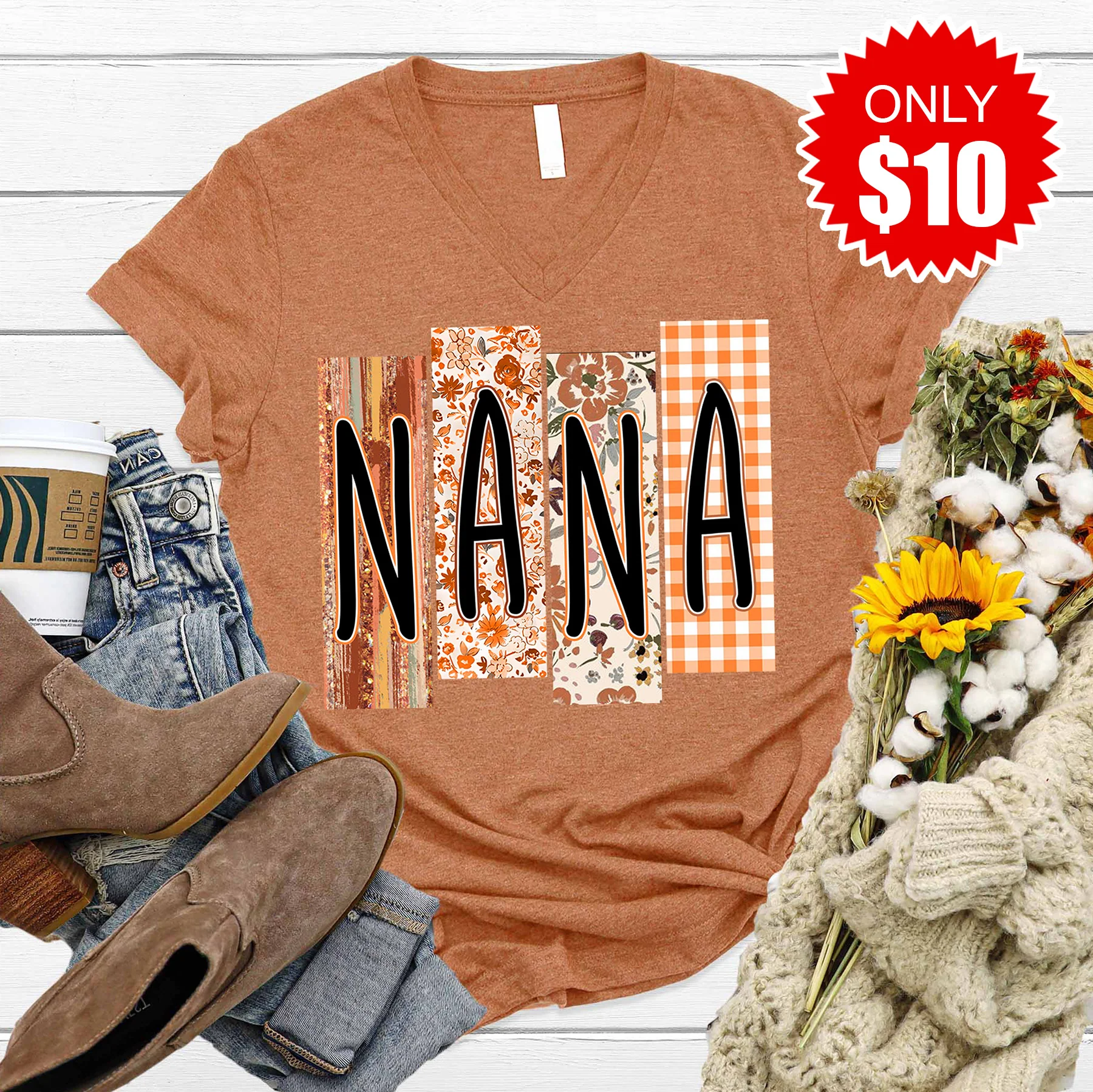 Nana V-Neck - 10
