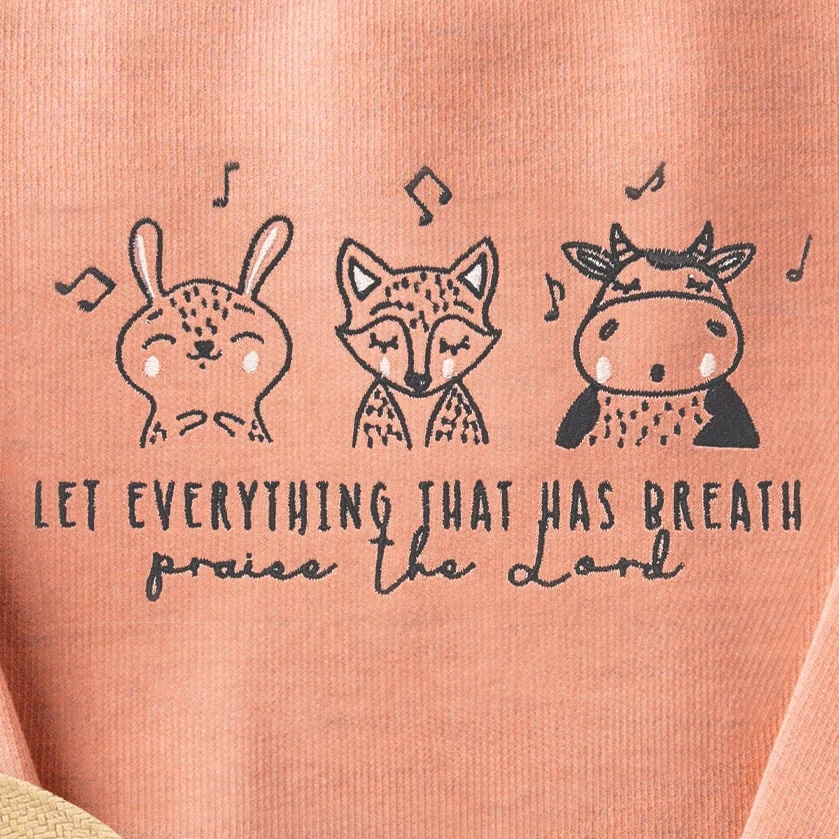 Praise the Lord Embroidered Crewneck Sweatshirt - Image 3